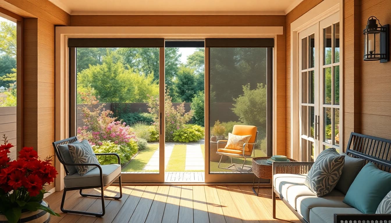 Enhance your outdoor experience with a fly screen for patio doors that keeps pests out.