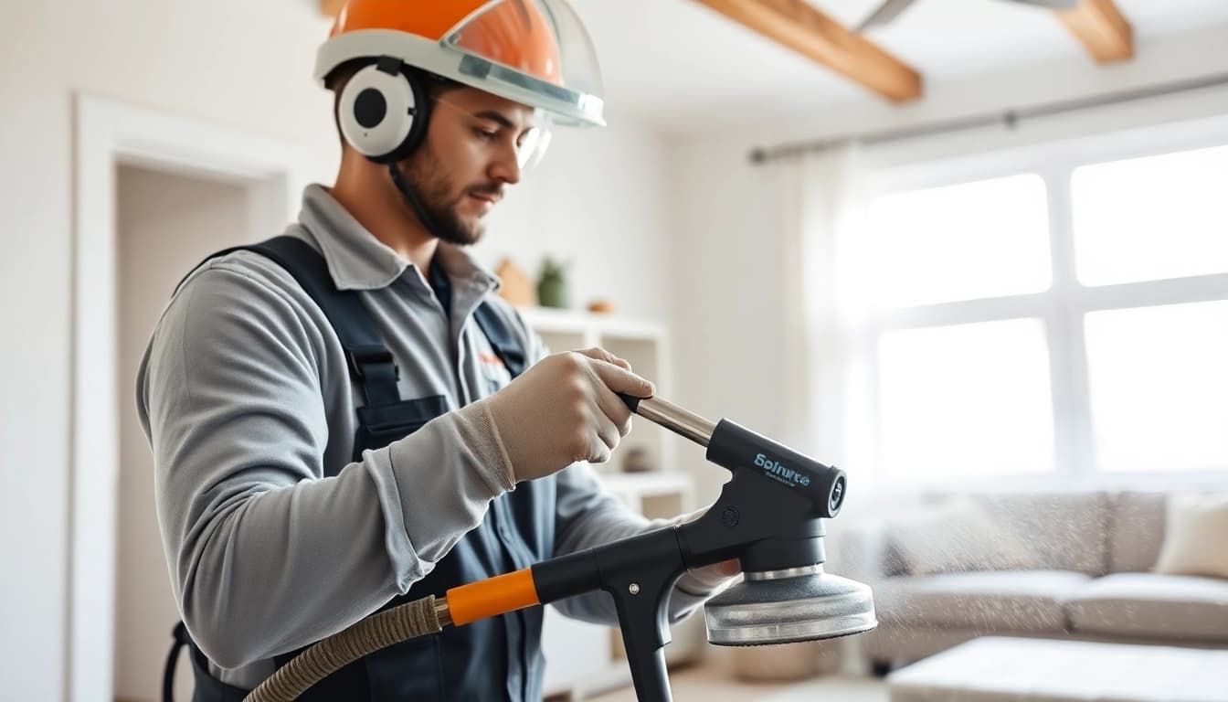 Learn about spray foam removal price through a professional technique demonstration in a home.