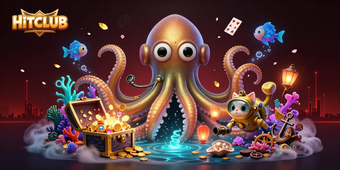 Experience excitement at HITCLUB, featuring a treasure-filled underwater adventure with captivating casino elements.