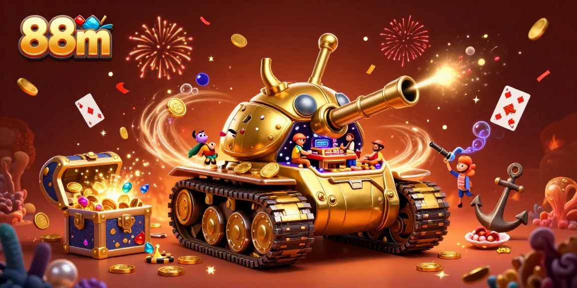 Experience thrilling gaming adventures with 88m inside a golden beetle tank casino.