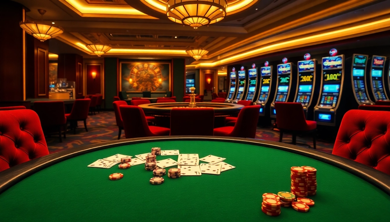 Experience the thrill of high-stakes poker at https://vua99.lat/, showcasing vibrant poker chips and cards.