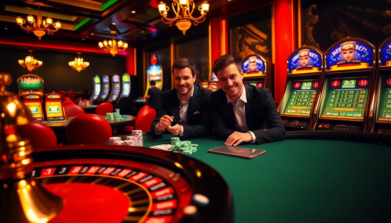 Engaging casino scene showcasing 33win bet8 with vibrant tables and dynamic gameplay.