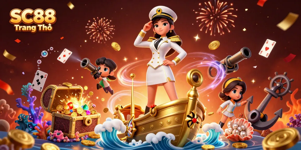 Engage with thrilling adventures at SC88 Trang Chủ, showcasing an elegant casino scene filled with excitement.