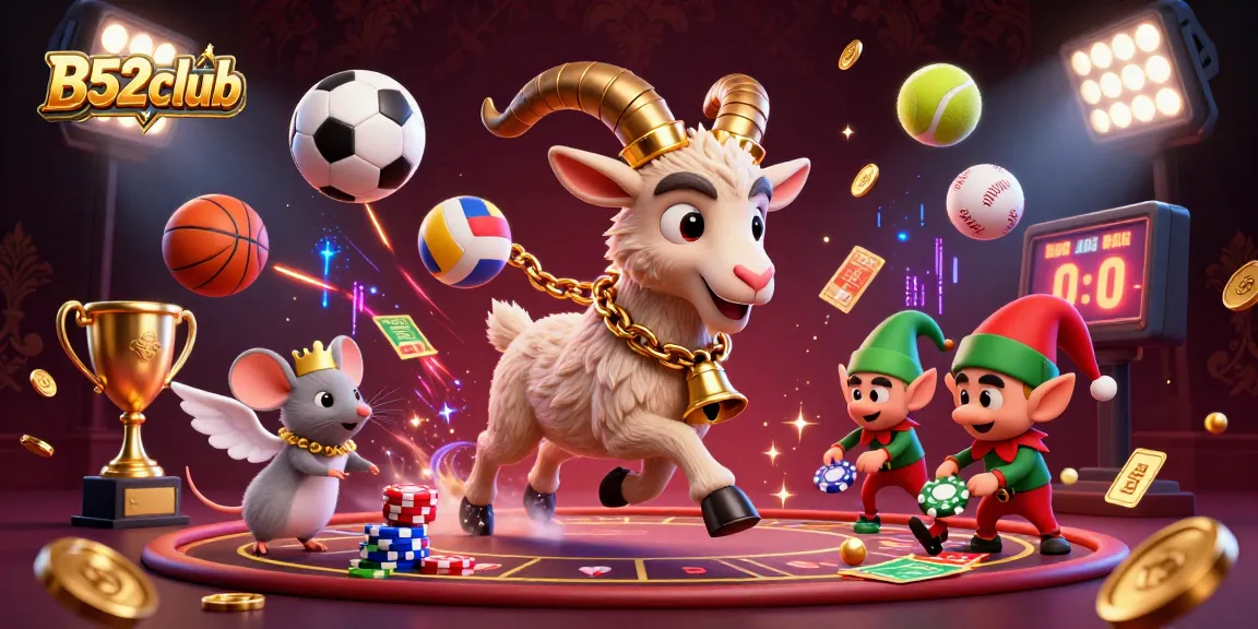 B52club offers thrilling holiday-horror gaming fun with animated Krampus and festive chaos in a casino environment.