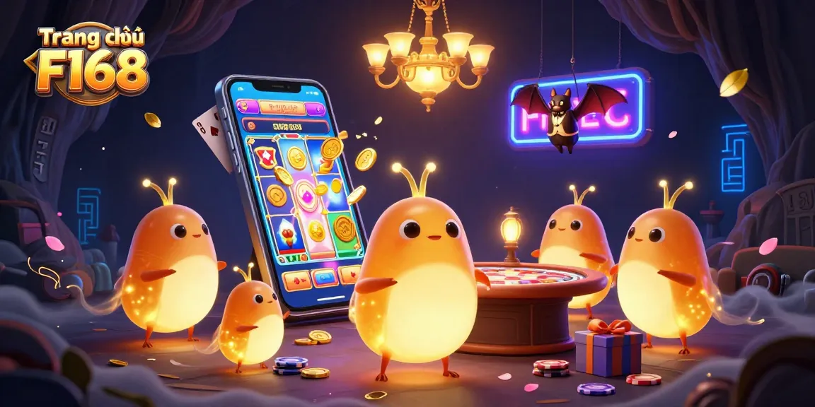 Win big at Trang chủ F168 with a vibrant 3D casino scene featuring exciting gaming elements.