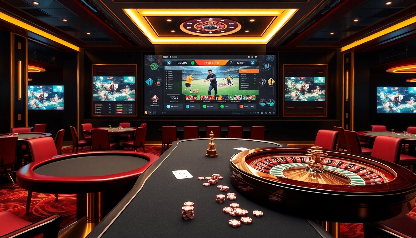 Experience the excitement of đá gà trực tiếp with dynamic live betting visuals in a luxury casino.