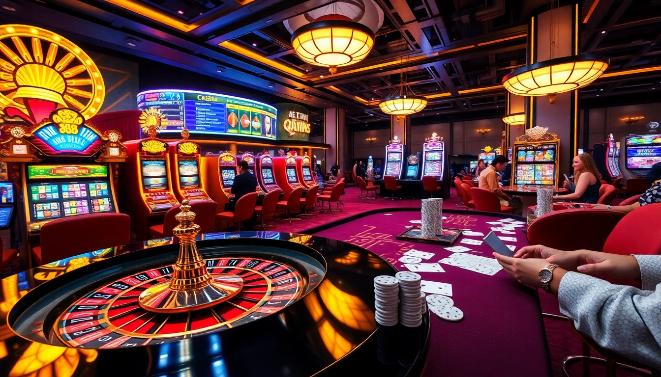 Experience thrilling games at FLY88 trang chủ with vibrant casino elements and exciting gambling action.