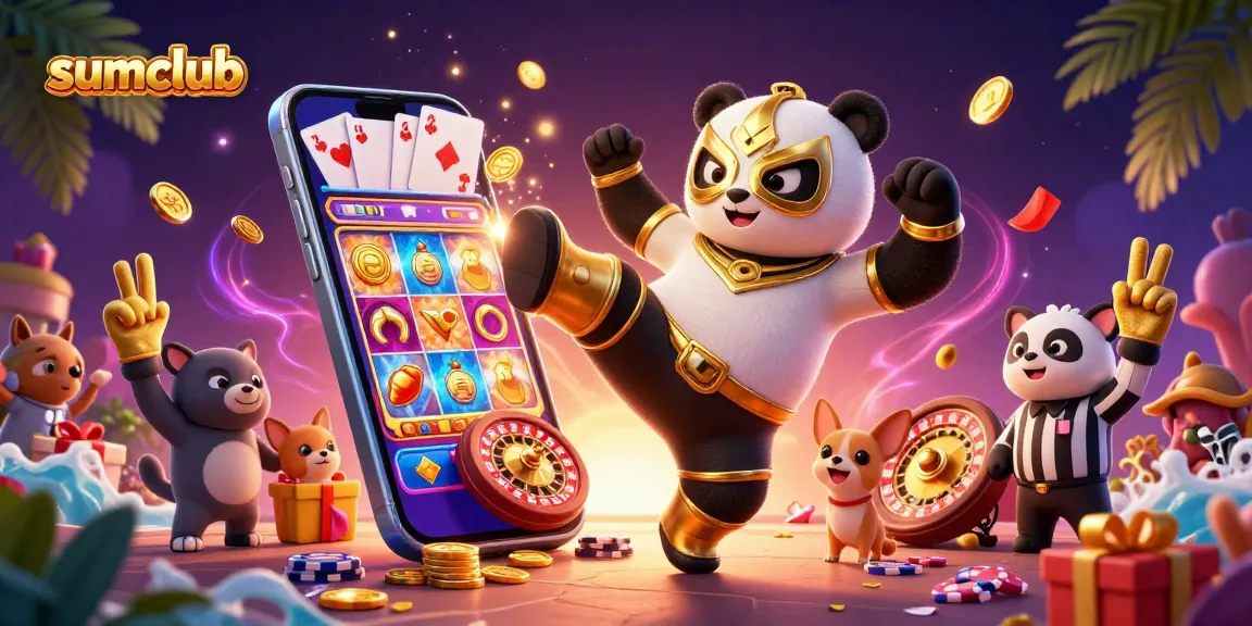 Experience thrilling gameplay at sumclub with vibrant characters and exciting casino elements.