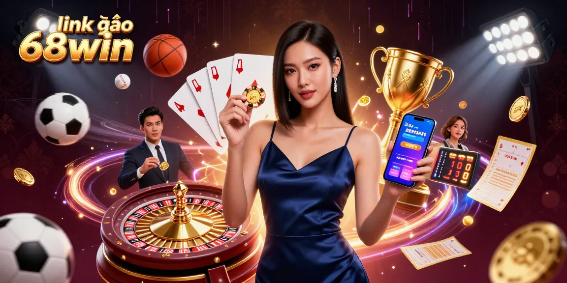Experience winning strategies at link vào 68win with a stunning casino illustration showcasing dynamic gameplay.