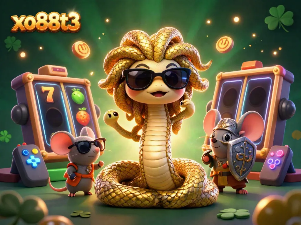 Experience the vibrant casino atmosphere with xo88t3 featuring dynamic colorful game elements and lively characters.