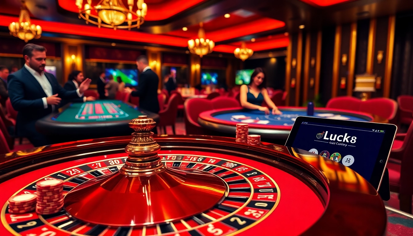 Experience the excitement of trang chu luck8 with vibrant casino games and luxurious ambiance.