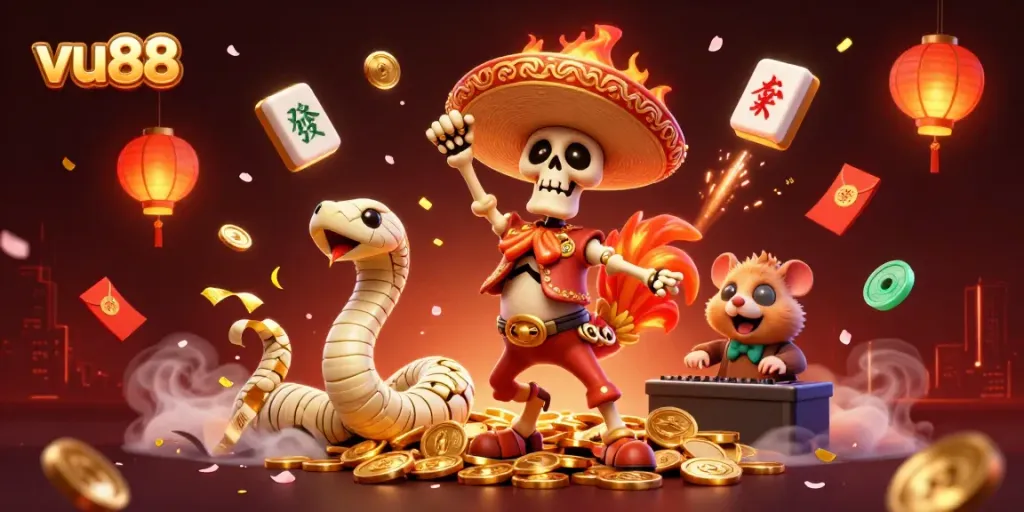 Experience thrilling game wins with magical characters in the vibrant world of vu88 online casino.