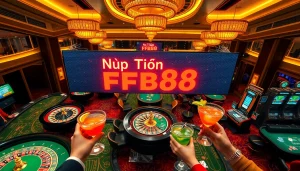 Nạp Tiền FB88 through exciting gameplay at vibrant casino tables with players enjoying various games.