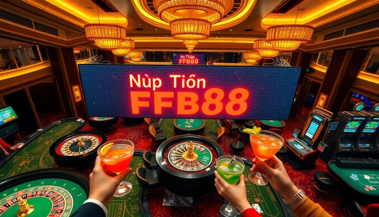 Nạp Tiền FB88 through exciting gameplay at vibrant casino tables with players enjoying various games.