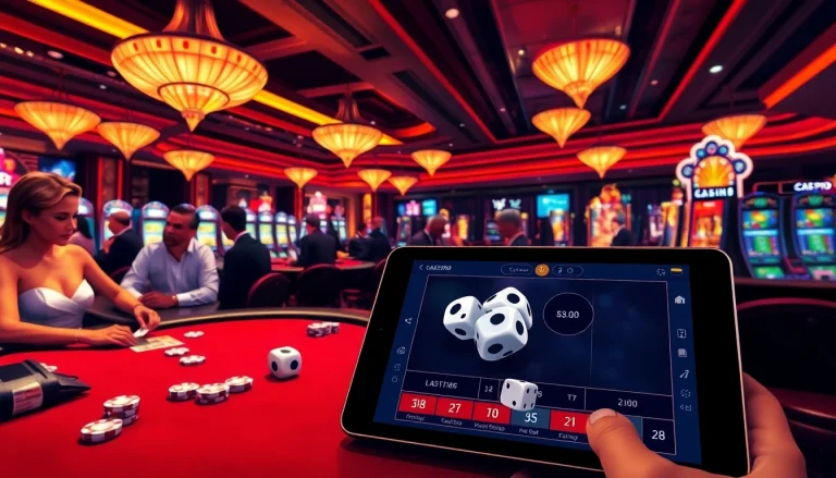 Experience the thrill of high-stakes gameplay at https://188bet88.co/, showcasing glamorous tables and excited players.