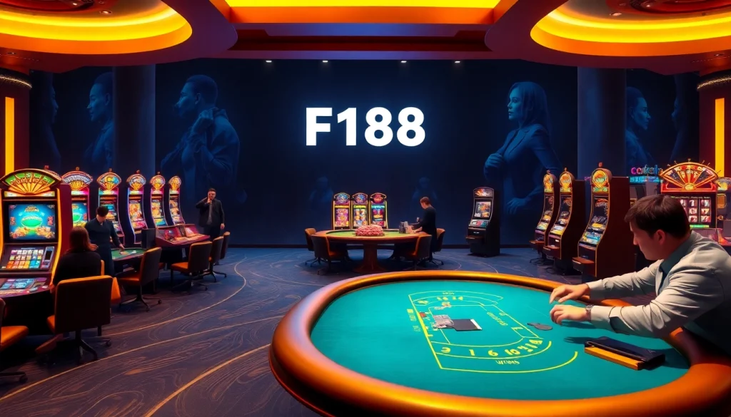 Experience the thrill of online gambling with the brand F168 at a luxurious casino.