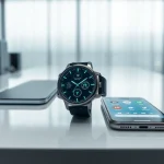 LC88 Smart Watch showcasing advanced technology features in a modern setting