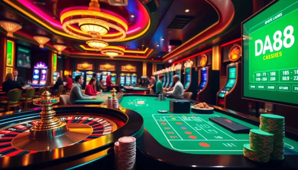 Unleash the excitement of betting with DA88's thrilling casino experience.