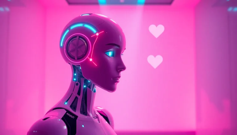 Engaging AI sex chat featuring a humanoid chatbot in a warm, inviting digital space.