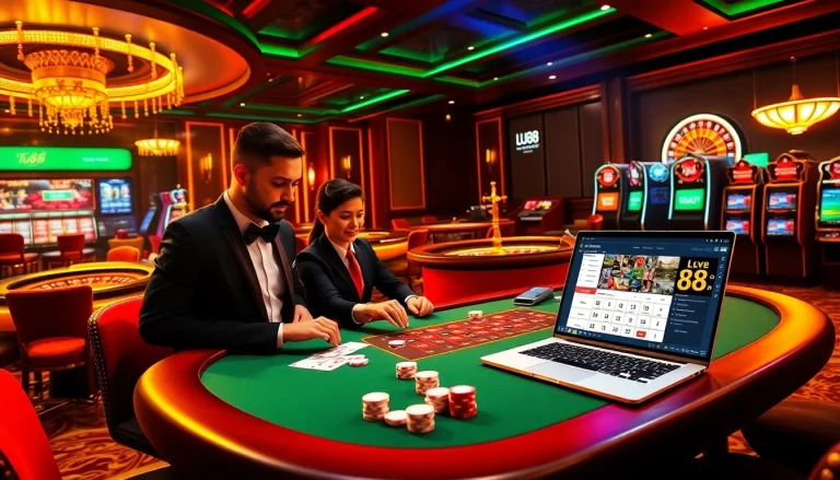 Experience thrilling action at Lu88 online casino with vibrant tables and exciting games.