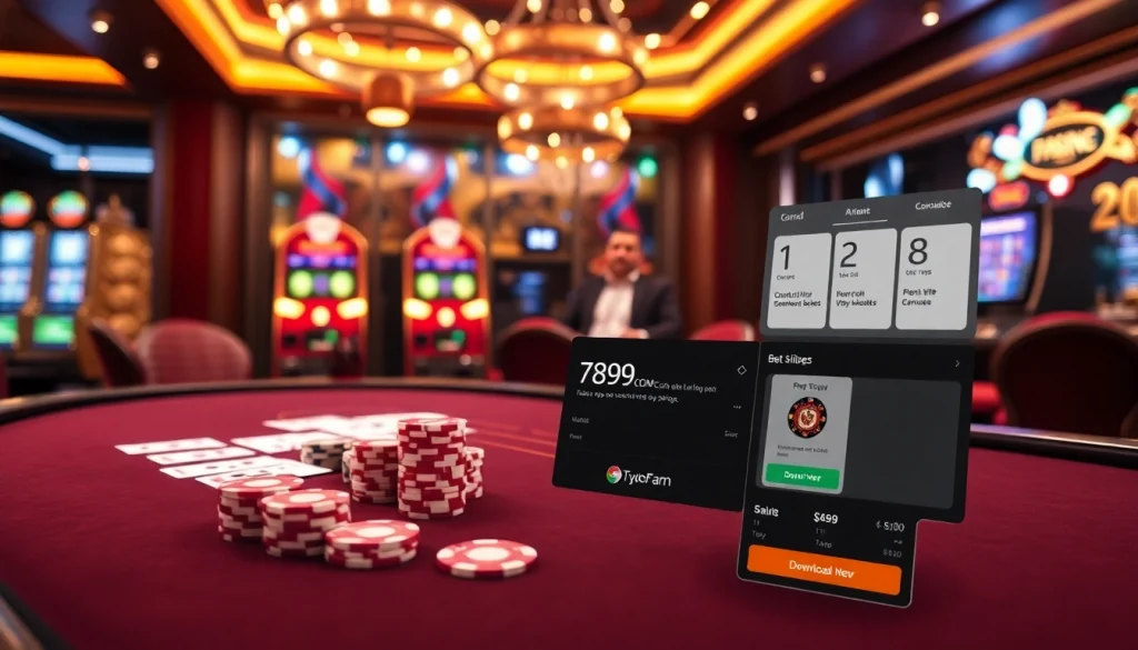 Experience thrilling gameplay at 789f com with high-stakes poker on a luxurious casino table.