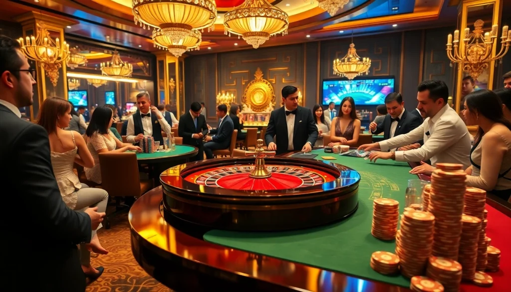 Experience the excitement of betting at https://bu88.mex.com/ with a vibrant casino scene full of action.