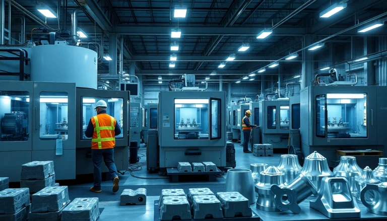 Die casting company Malaysia showcasing advanced machinery and skilled workers