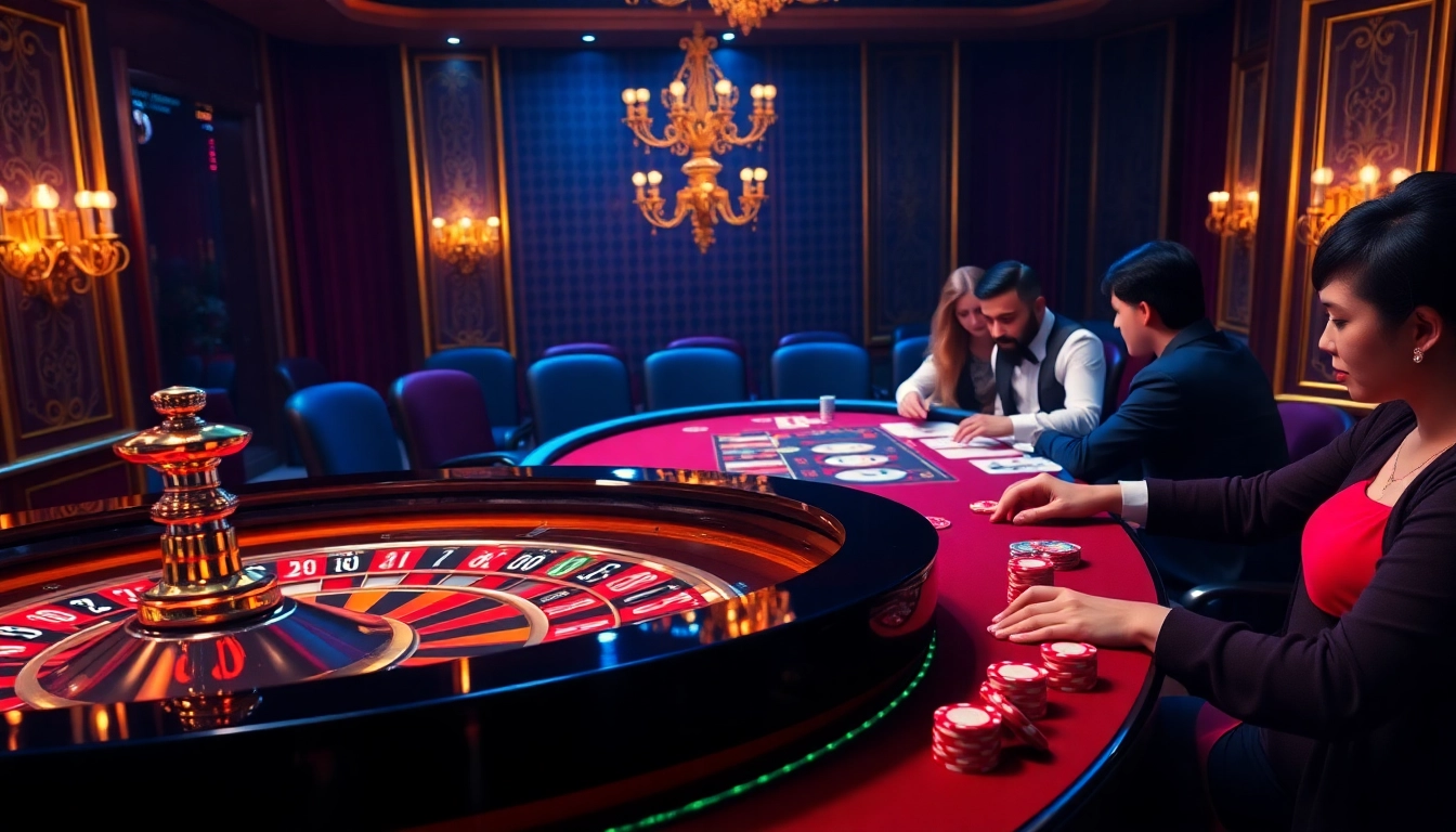 Experience the excitement of 98win com with high-stakes poker and roulette at a luxurious casino.