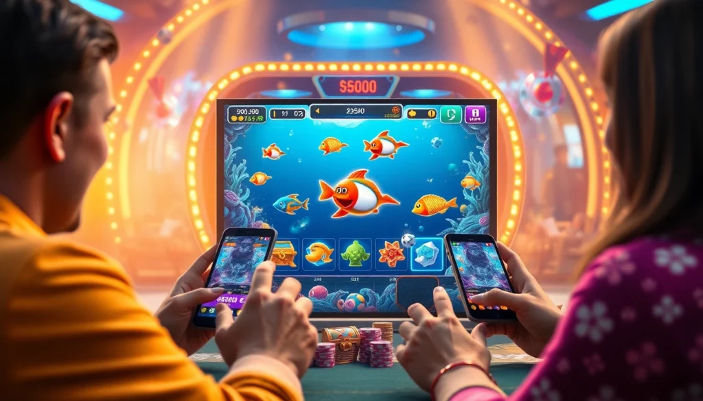 Experience the thrill of bắn cá 88BET as players engage with vibrant underwater action.
