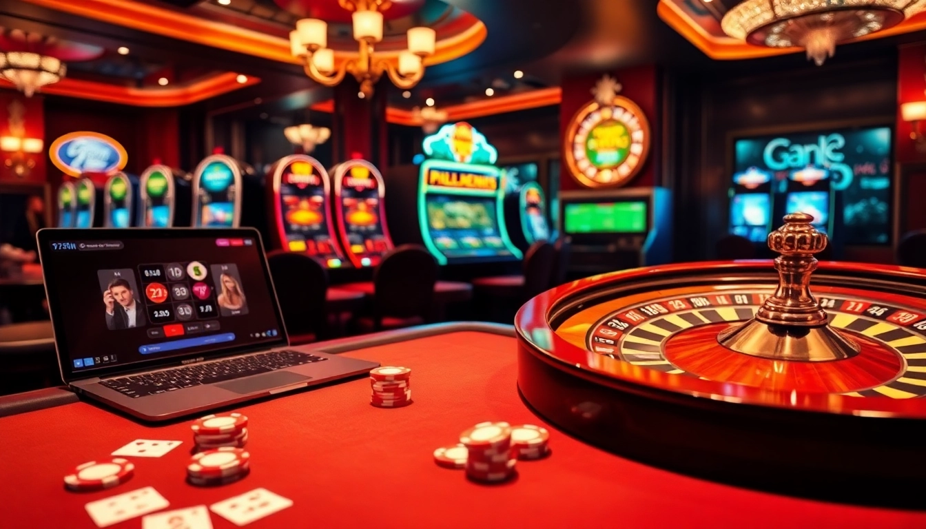 Exciting poker game scene at 789club casino featuring vibrant colors and lively atmosphere.