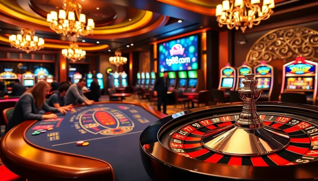 Experience the thrill of casino gaming at tg88 .com with vibrant tables and exciting gameplay.