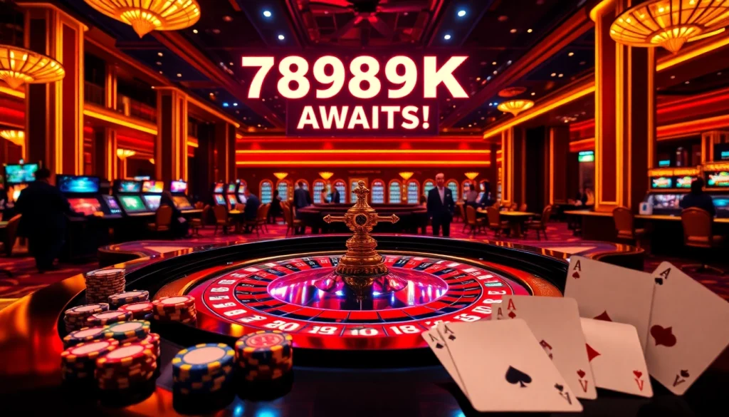 Gamblers delight in a thrilling casino experience during the 789K jackpot game.