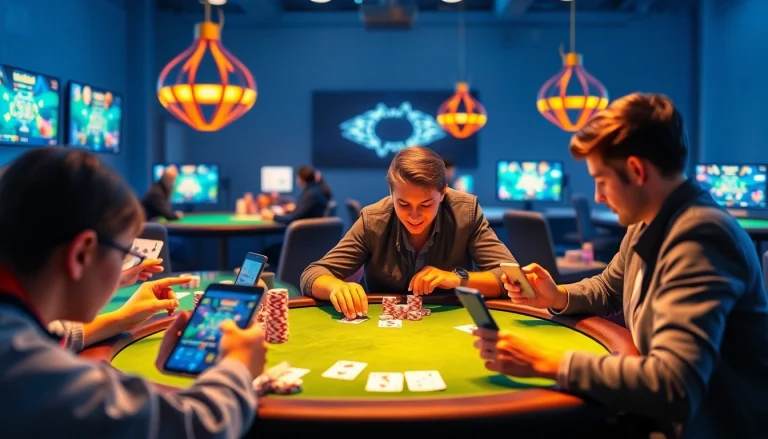 Online card games and digital interactions at topgamebaidoithuong.mx showcasing excitement and community.