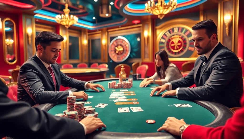 Fly 88 enhances gameplay at a high-stakes casino table with poker chips and cards.