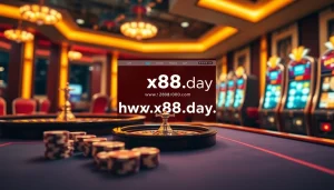 Experience the excitement of online gaming at https://xx88.day/ with vibrant casino elements and sleek design.
