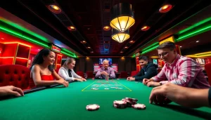 Experience the thrill of the meilleur casino en ligne belgique with vibrant gaming action captured beautifully.