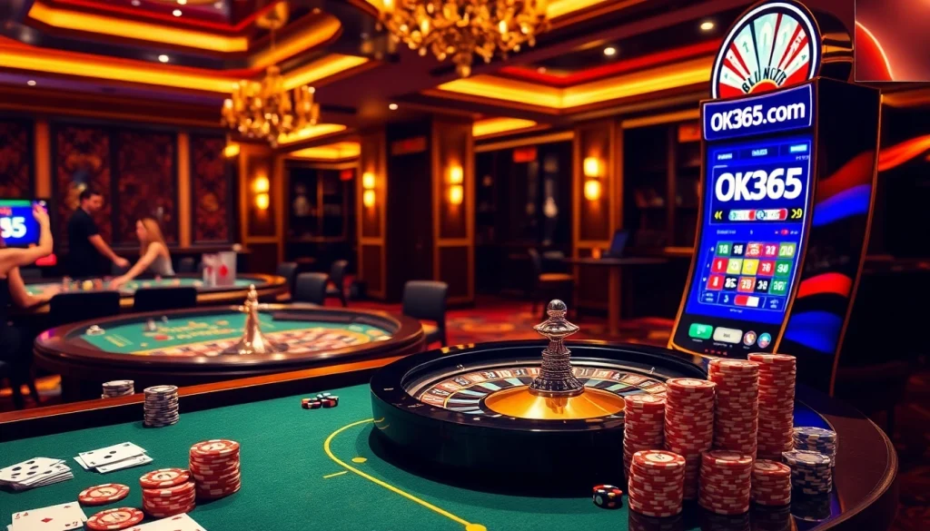 Experience the thrill of gaming at OK365 com with vibrant casino action and exciting betting.