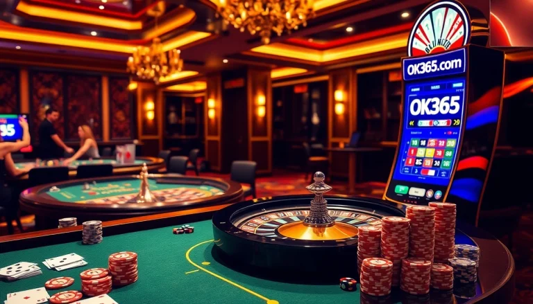 Experience the thrill of gaming at OK365 com with vibrant casino action and exciting betting.