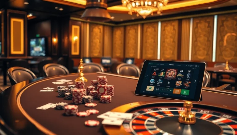 Experience high-stakes action at Bet88 com with vibrant poker chips and a sleek gaming interface.