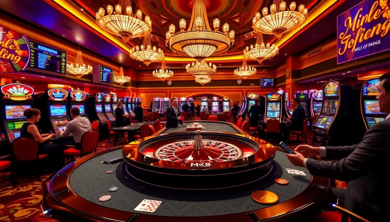 Experience thrilling gameplay with MK8 at the vibrant casino, showcasing exciting bets and winning moments.