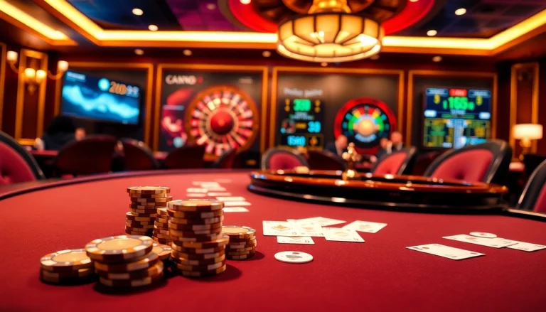 Experience the thrill of playing at 11UU with luxurious casino tables and exciting games.