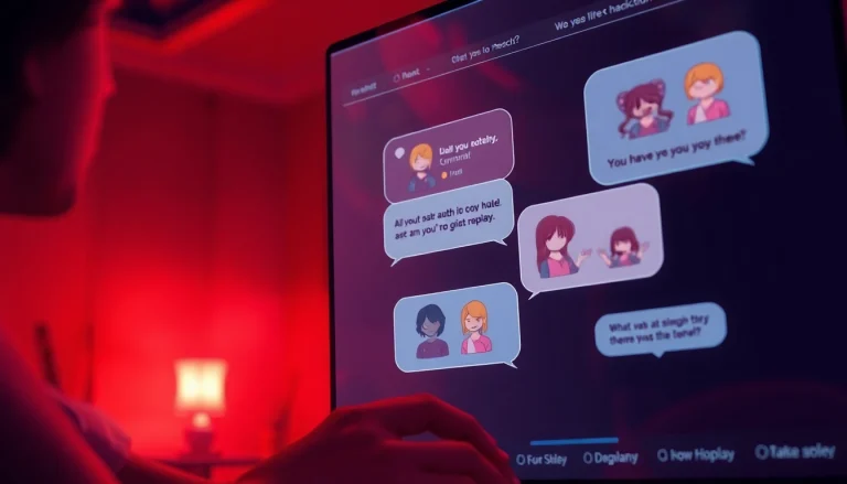 Engaging spicy ai chat interface showcasing playful character interactions