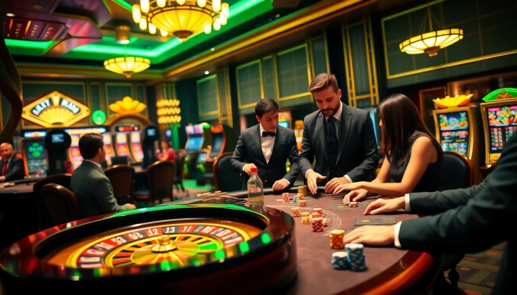 Engage in thrilling casino action with 8day.cn.com's vibrant gambling scene featuring roulette and poker.