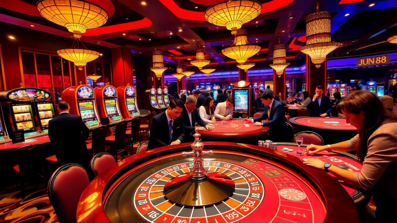 Experience thrilling gambling action at https://jun88pl.com/ with exciting poker games.