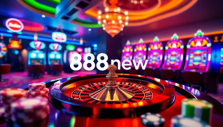 Experience the excitement of 888new's online casino with vibrant games and lively atmosphere.