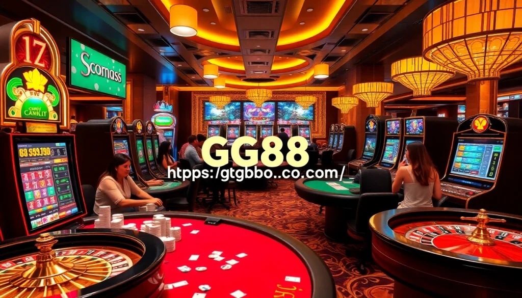 Experience the excitement of gambling with https://gg88.co.com/ featuring vibrant casino games and players in action.