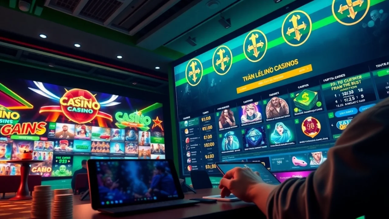 Thrilling online gaming experience at Trang Chủ OKFUN with vibrant interfaces.