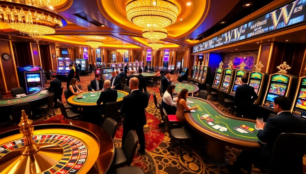 Experience the thrill of gaming at WW88 with vibrant casino action and luxurious ambiance.