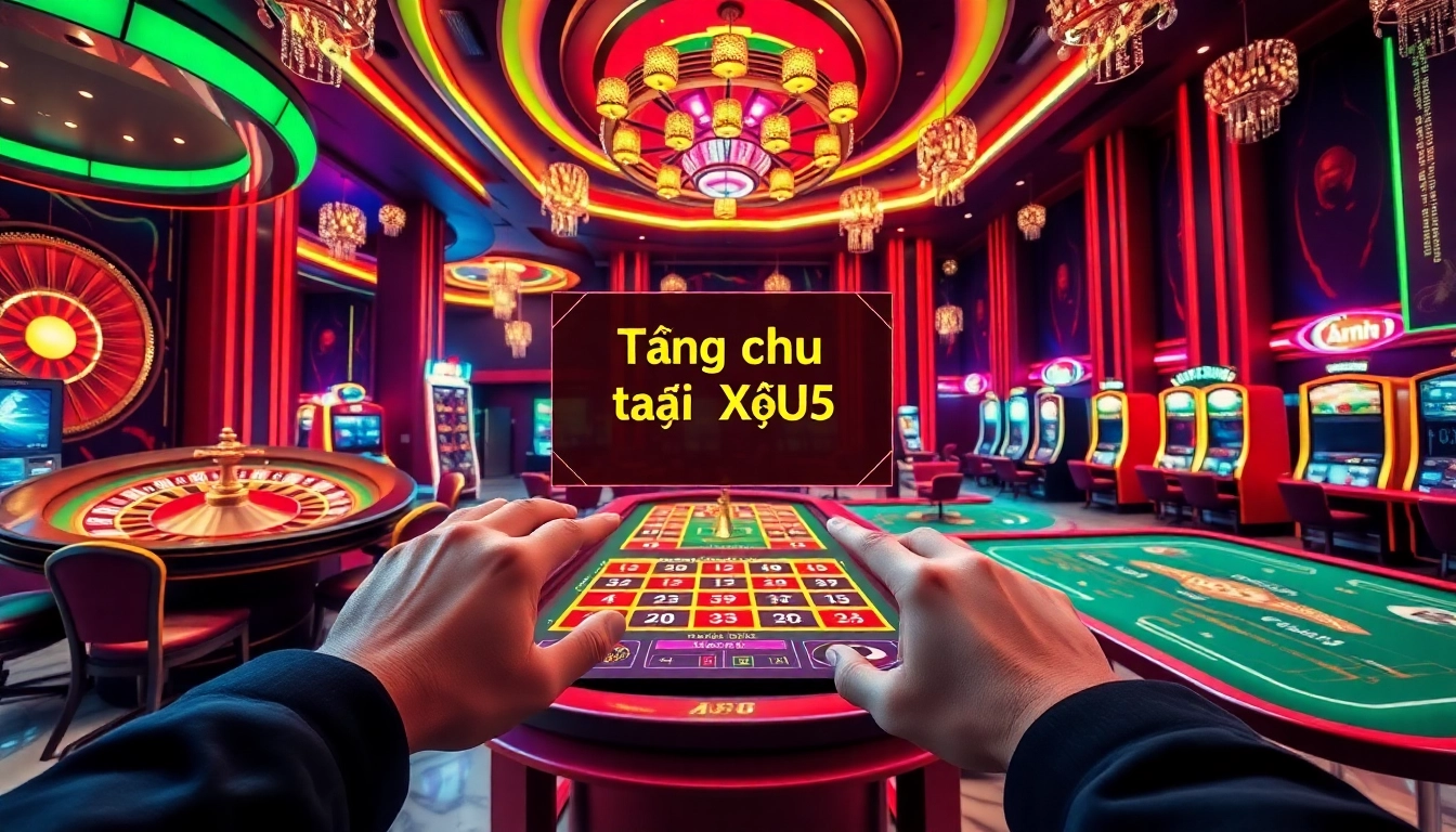 Experience excitement at trang chu tài xỉu md5 with vibrant casino visuals and thrilling gameplay elements.