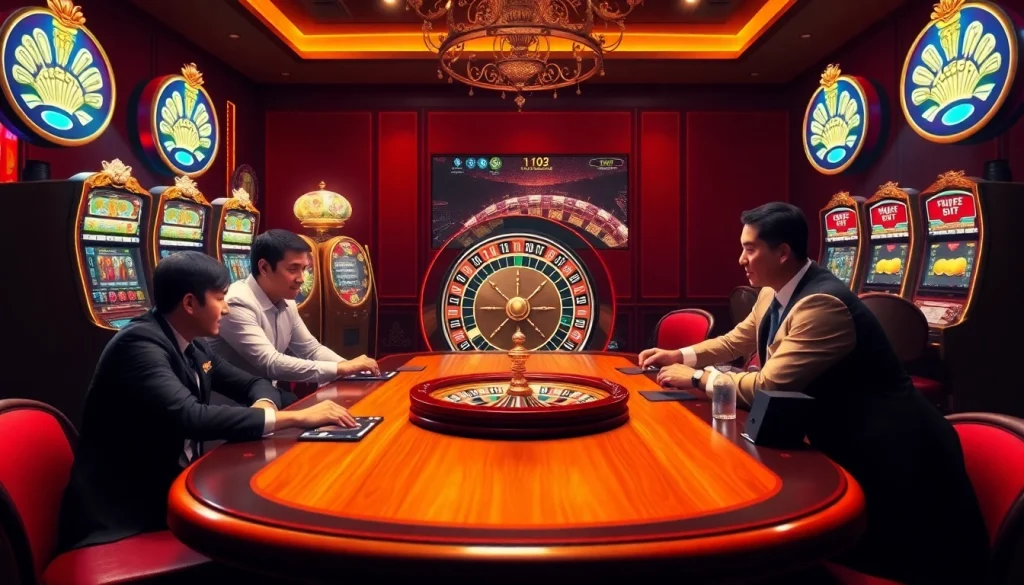 Experience high-stakes poker action and vibrant slot machines at https://69vn.br.com/ casino.